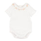 Minihaha Willa Organic Embroidered Collar Bodysuit