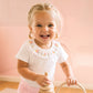 Minihaha Willa Organic Embroidered Collar Bodysuit