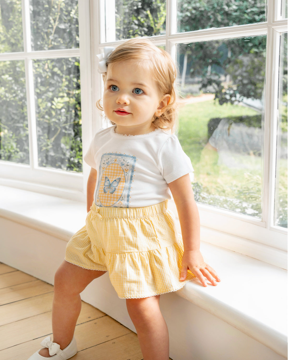 Minihaha Libby Check Shorts