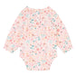Minihaha Baby Fern Floral Organic Long Sleeve Bodysuit