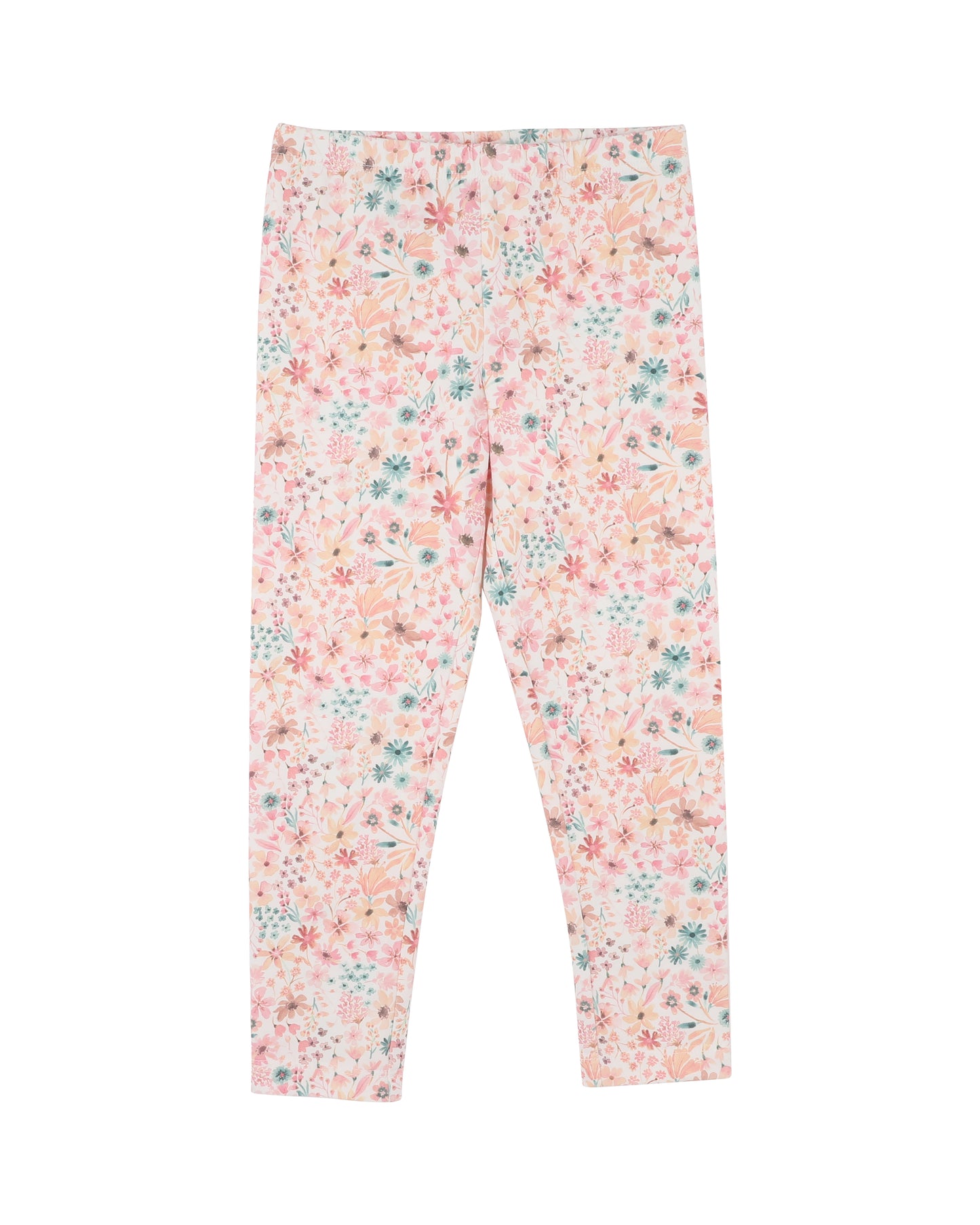 Minihaha Girl Fern Floral Organic Leggings