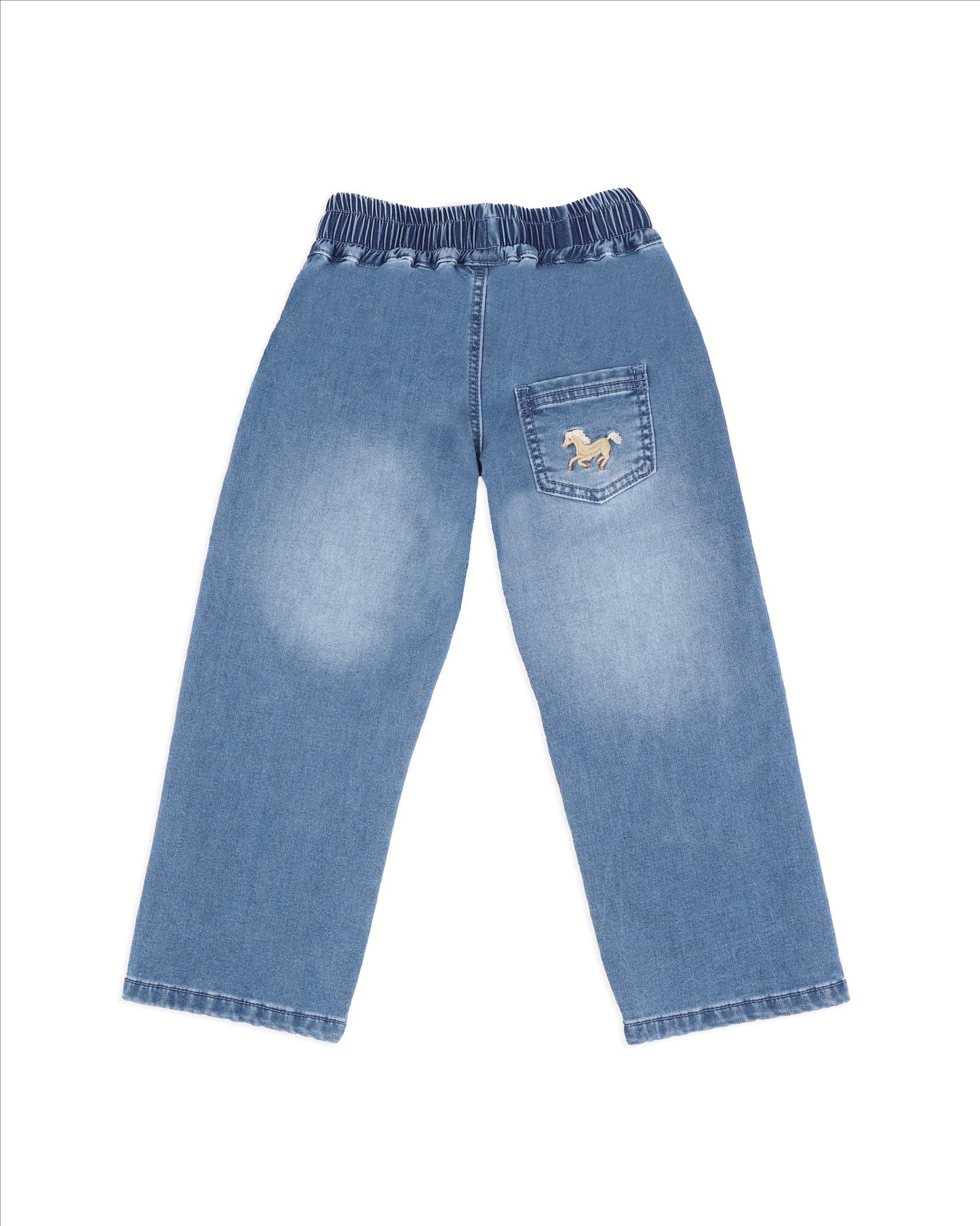 Minihaha Girls Winnie Denim Pull On Jeans