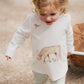 Minihaha Baby Winnie Pony Organic Long Sleeve Tee Cream