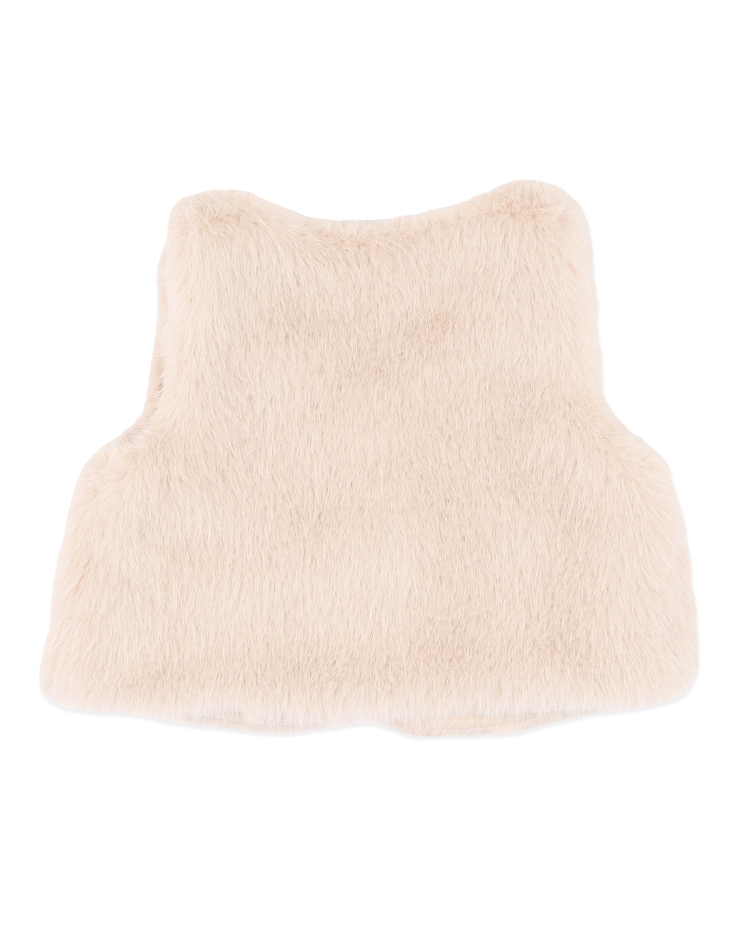 Minihaha Baby Winnie Embroidery Faux Fur Vest