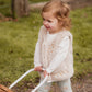 Minihaha Baby Winnie Embroidery Faux Fur Vest