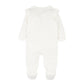 Minihaha Baby Emmy Velour Zip Onesie Snow