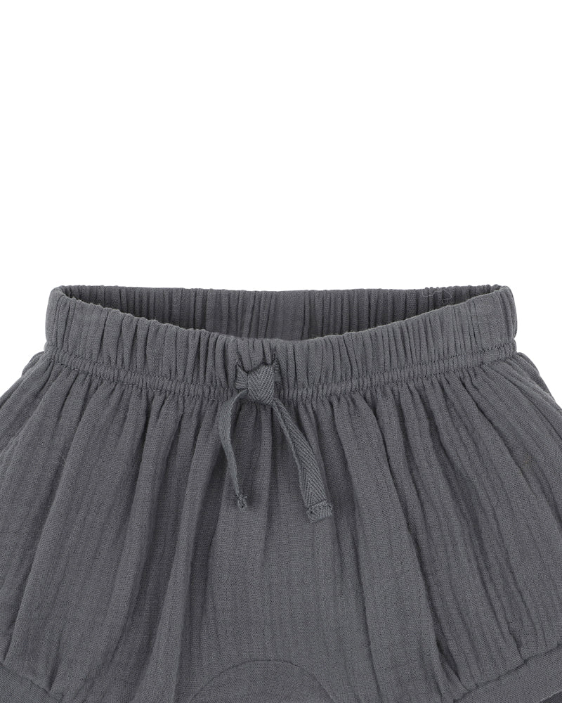 Minihaha Crinkle Shorts Slate Grey