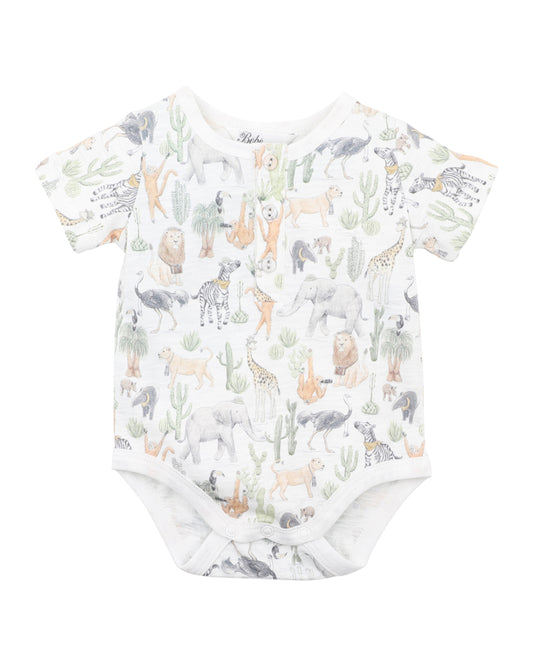 Minihaha Ellis Print Bodysuit Ellis Print