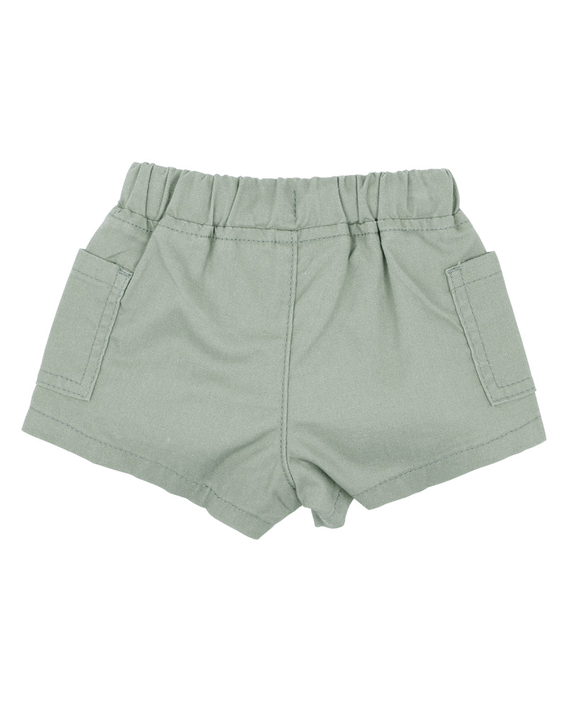 Minihaha Boys Green Shorts Sage Green