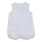 Minihaha Axel Check Romper Sky