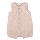 Minihaha Brady Stripe Woven Romper Caramel Stripe