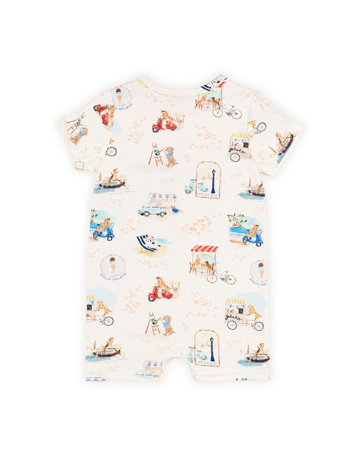 Minihaha Alexi Short Sleeve Zip Romper