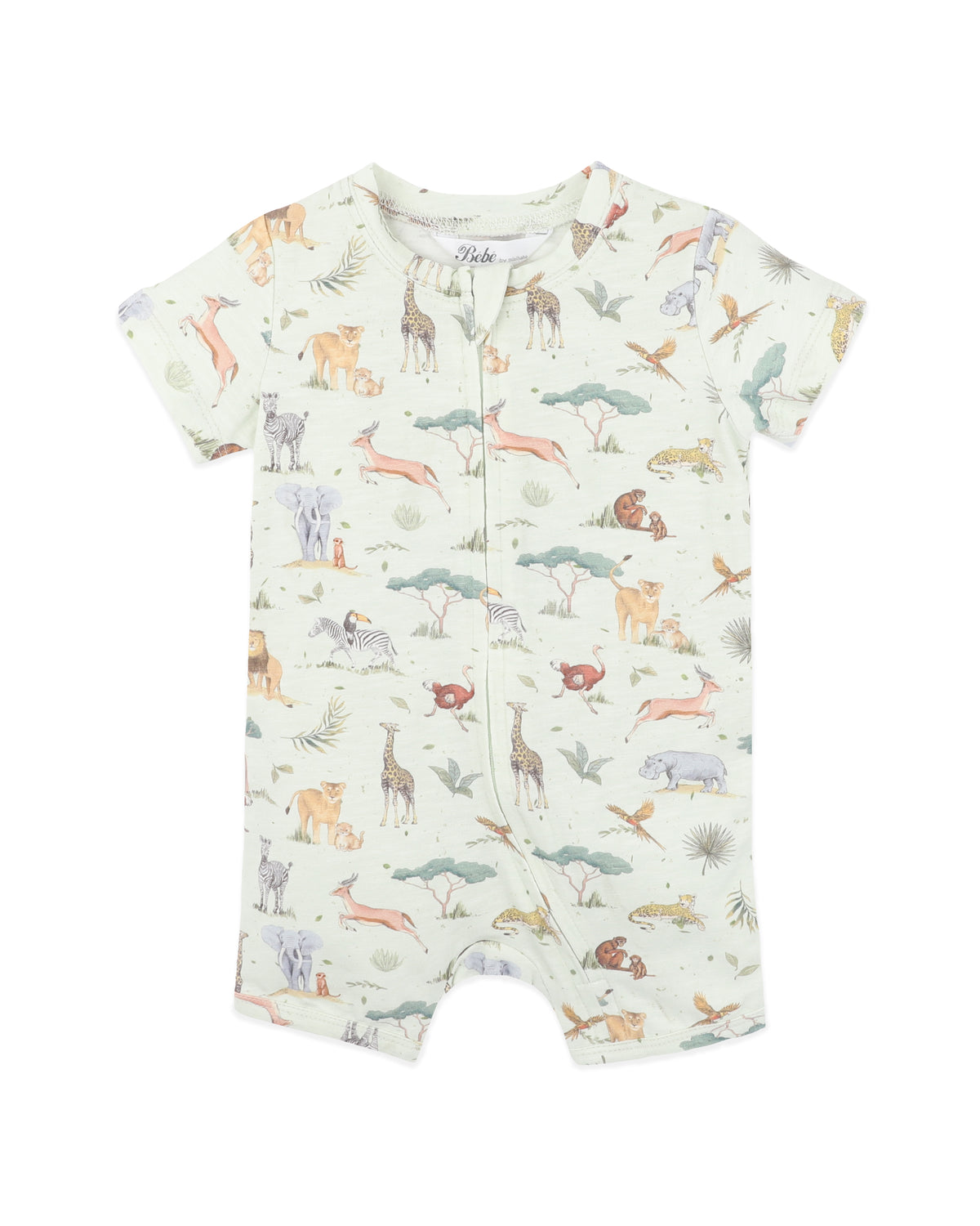 Minihaha Sway Short Sleeve Zip Romper