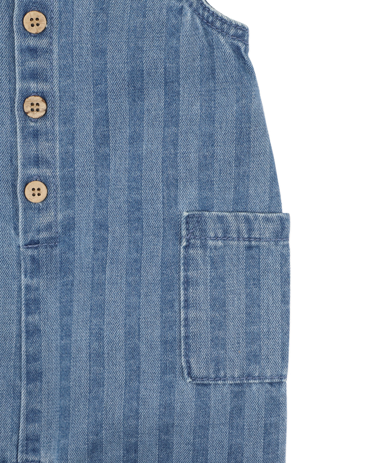 Minihaha Sway Denim Stripe Romper
