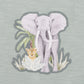 Minihaha Sway Print Elephant Romper