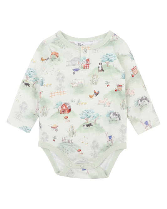 Minihaha Baby Hunter Organic Long Sleeve Bodysuit