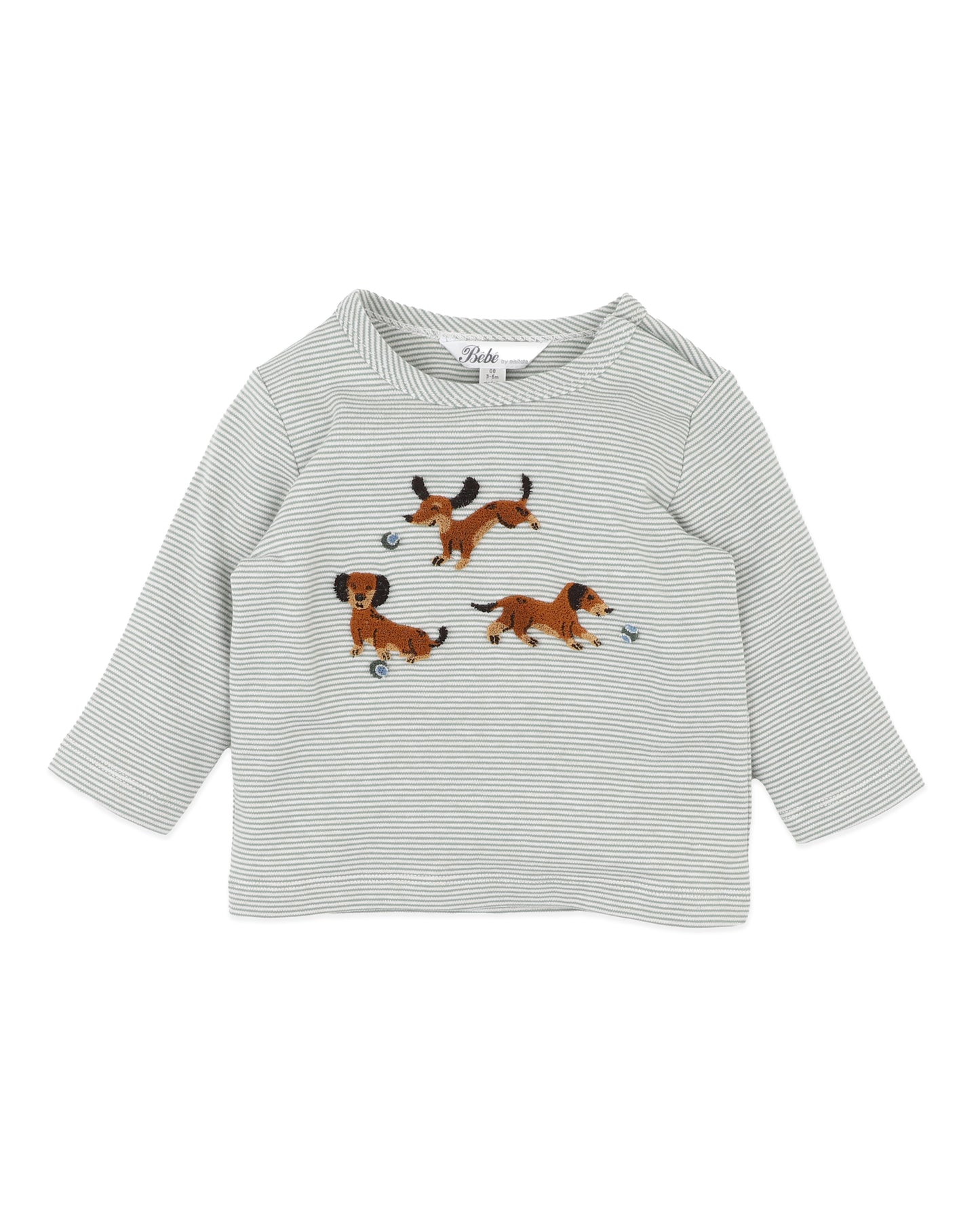Minihaha Baby Otto Dogs Organic Long Sleeve Tee