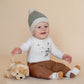 Minihaha Baby Otto Dogs Organic Long Sleeve Bodysuit
