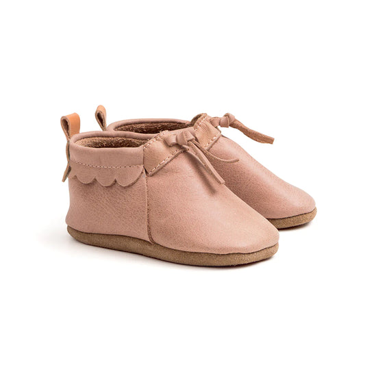 Pretty Brave Moccasins Dusky Pink