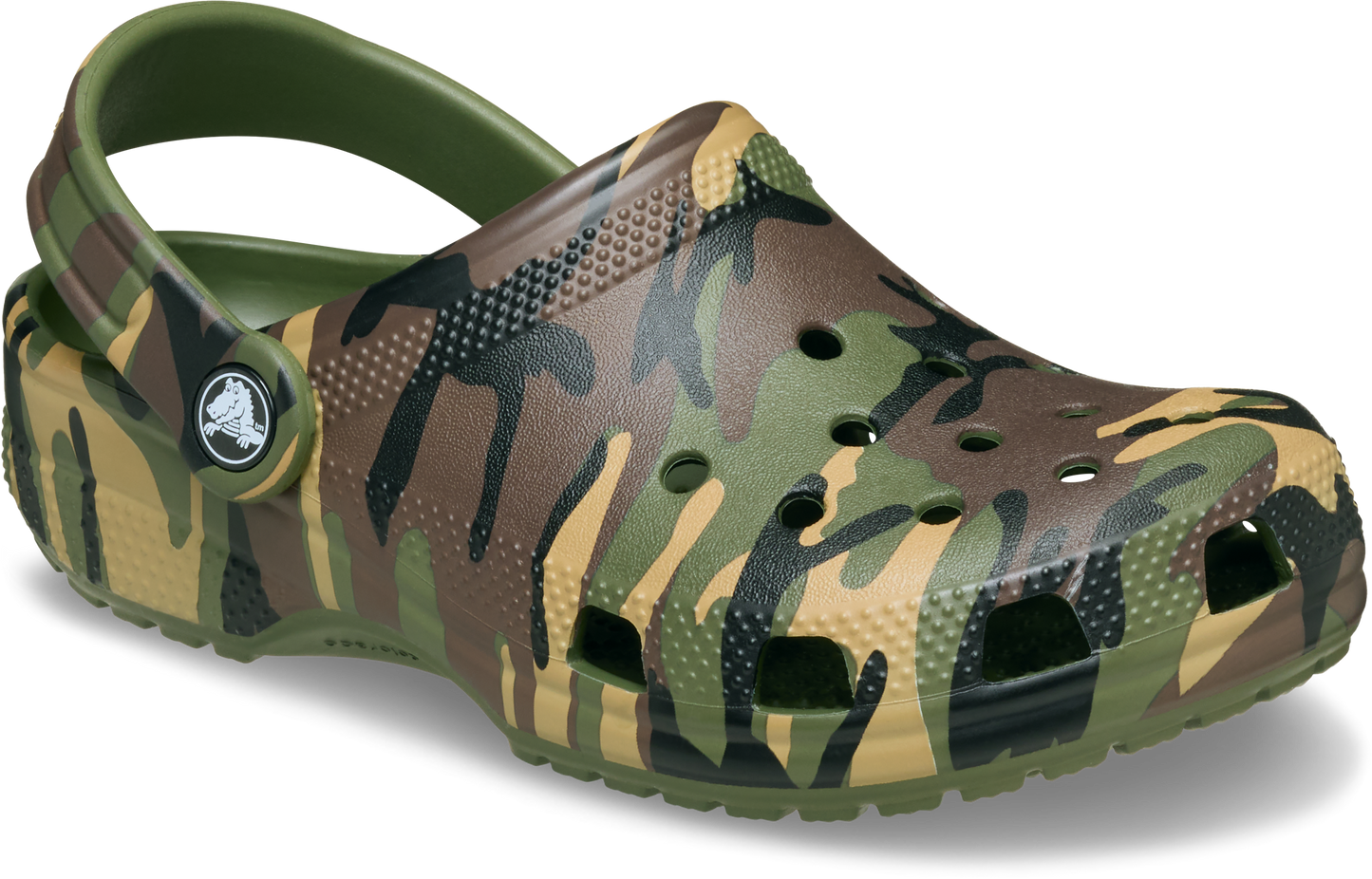 Crocs Classic Camouflage Clog Toddlers Army Green/Multi