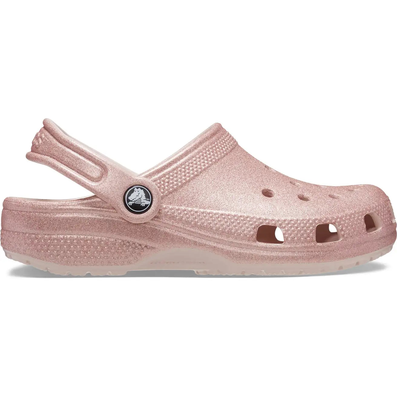 Crocs Classic Glitter Clog Kids Quartz Glitter