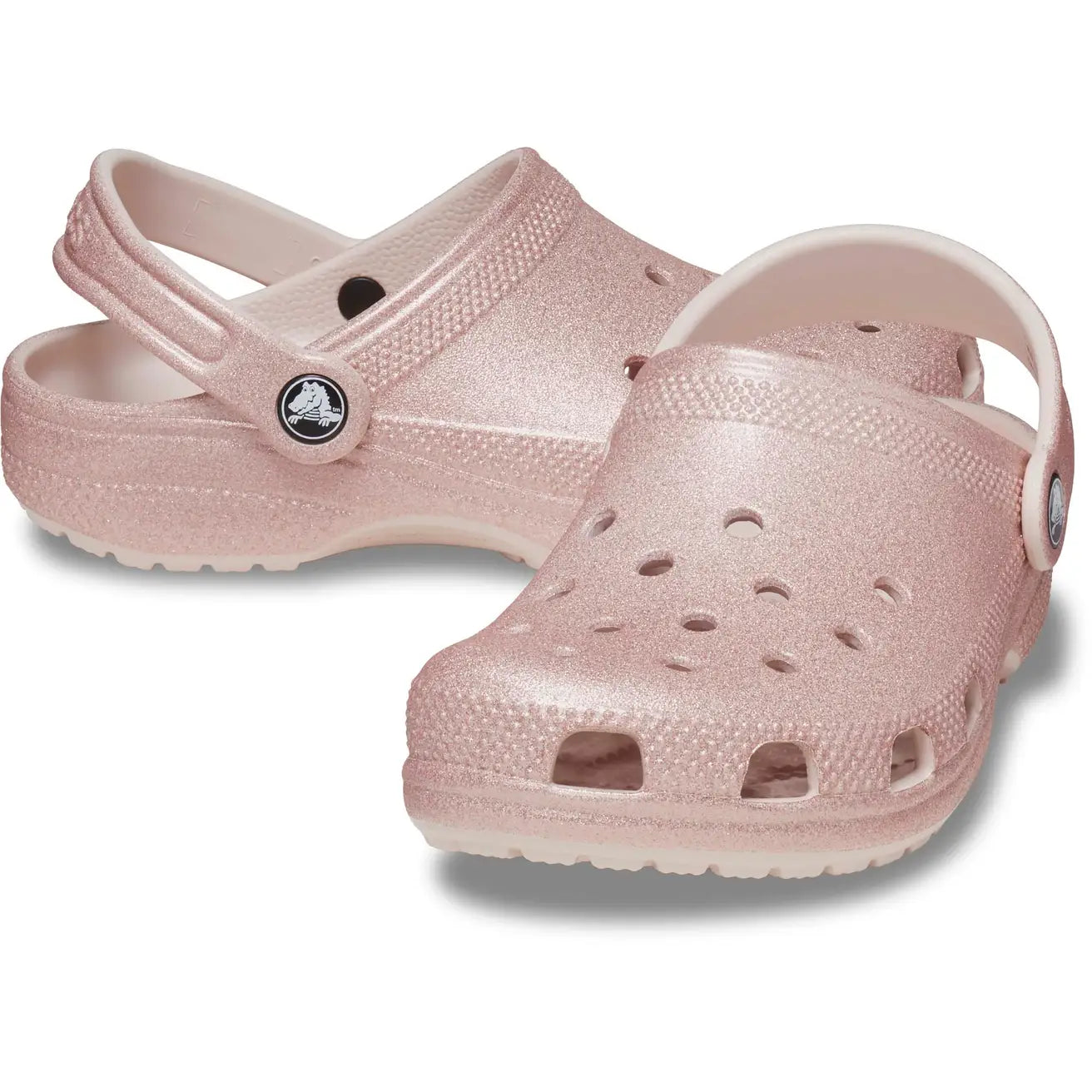 Crocs Classic Glitter Clog Kids Quartz Glitter