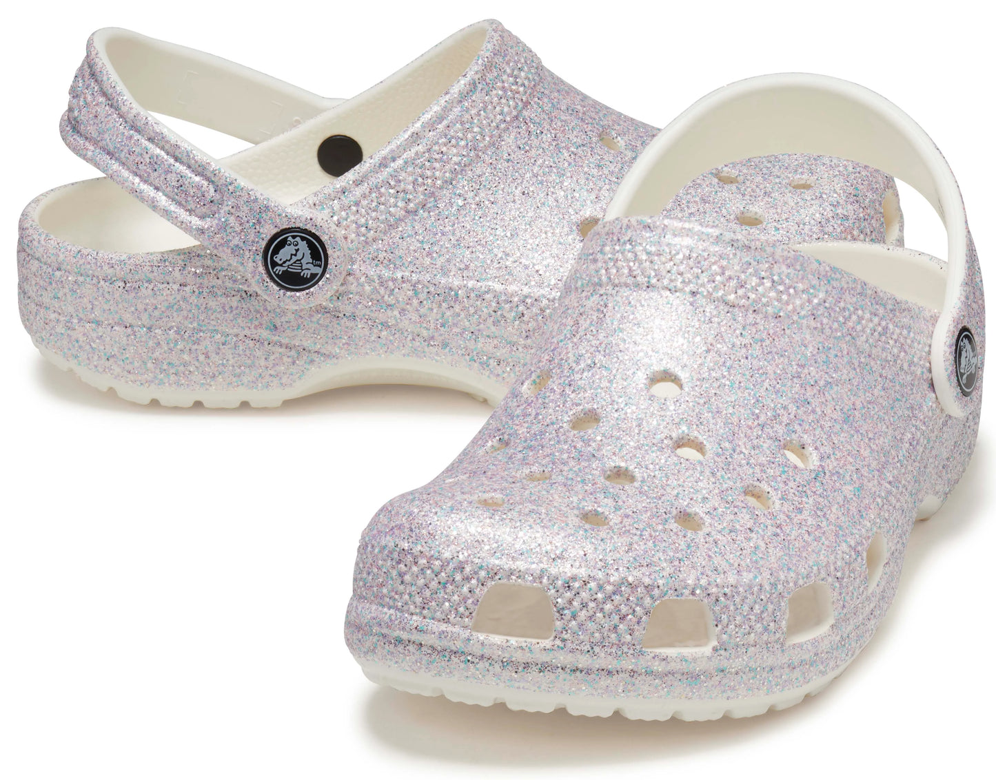 Crocs Classic Glitter Clog Toddlers Mystic Glitter