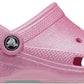 Crocs Classic Glitter Clog Toddlers Pink Tweed