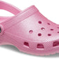 Crocs Classic Glitter Clog Toddlers Pink Tweed