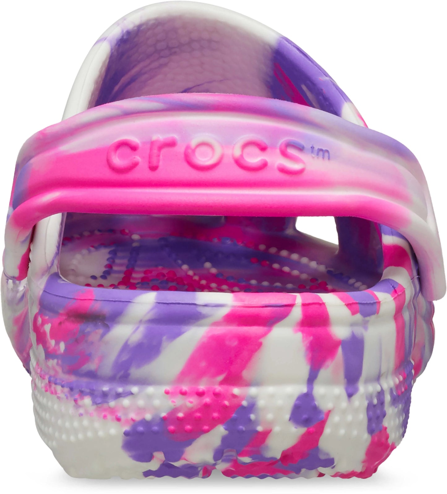 Crocs Classic Glow Marbled Clog Kids Pink Crush/Multi