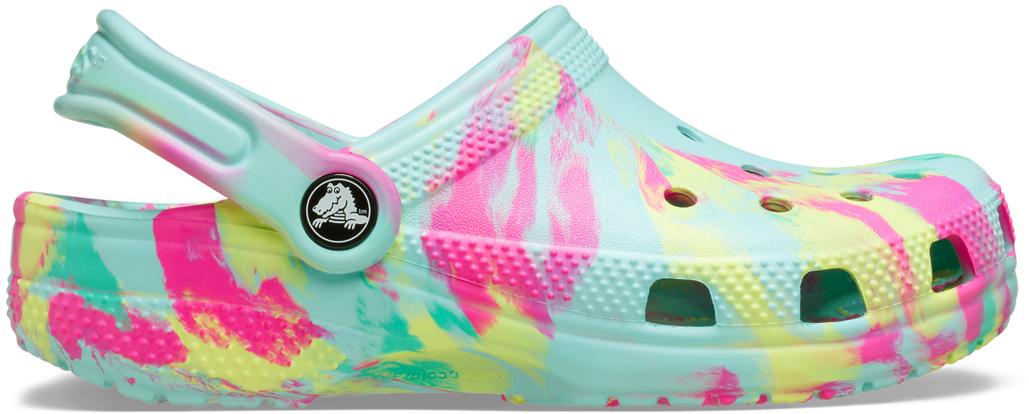Crocs Classic Marbled Clog Toddlers Aquamarine/Multi