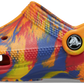 Crocs Classic Marbled Clog Kids/Youth Orange Zing/Multi