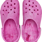 Crocs Classic Watercolour Marbled Clog Toddlers Pink Swirl
