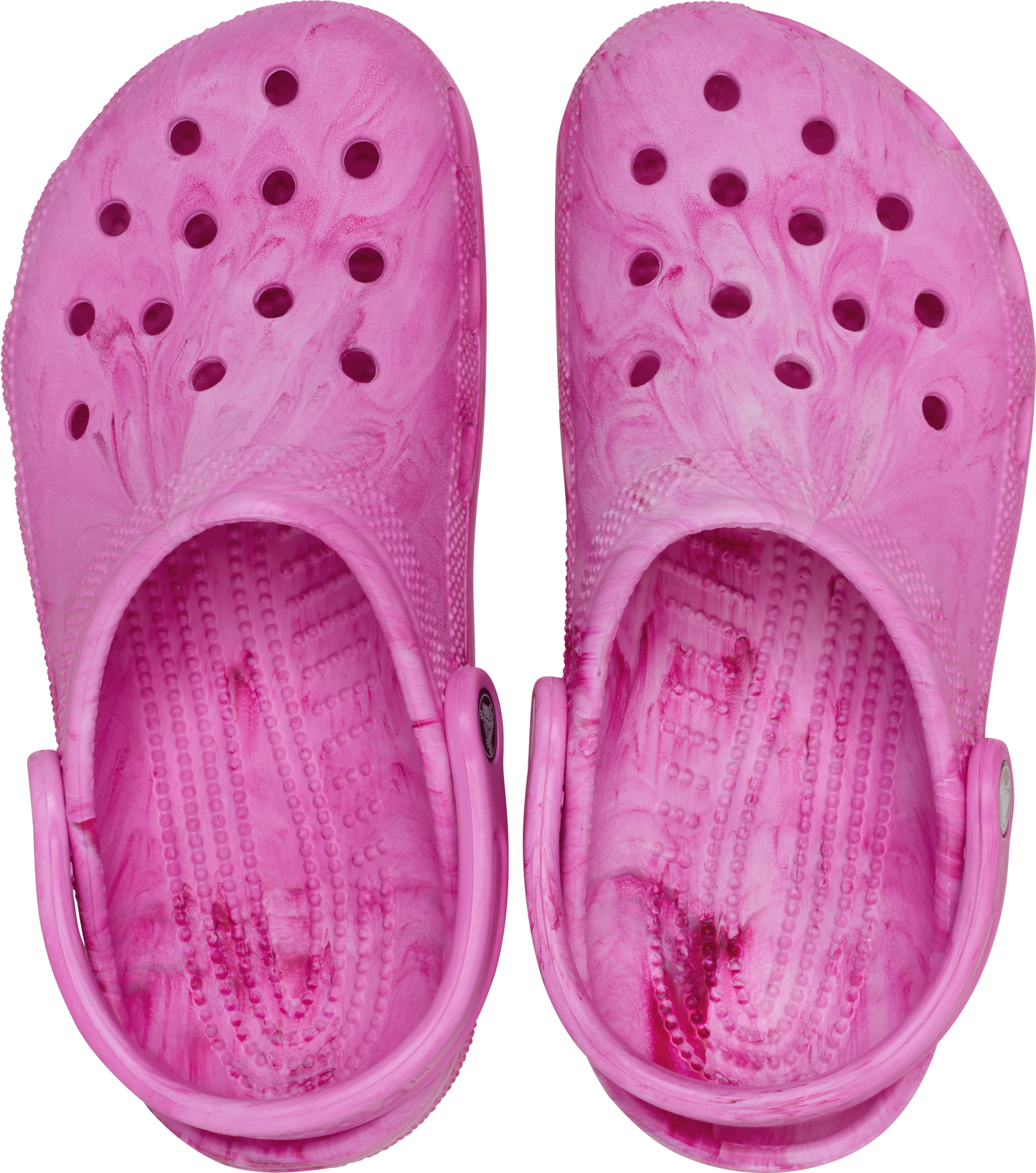 Crocs Classic Watercolour Marbled Clog Toddlers Pink Swirl
