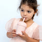 Chino Club | Smoothie Cup & Straw Pink Daisy