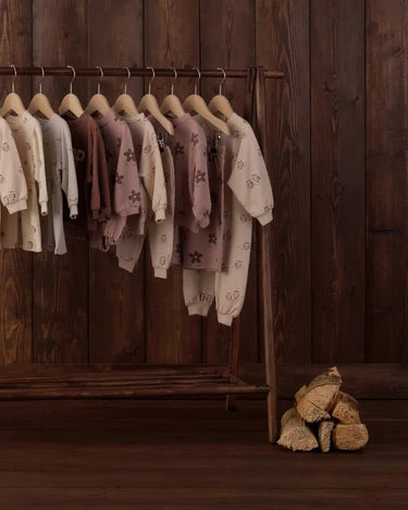 Rylee + Cru Track Pant Daisy Rosewood