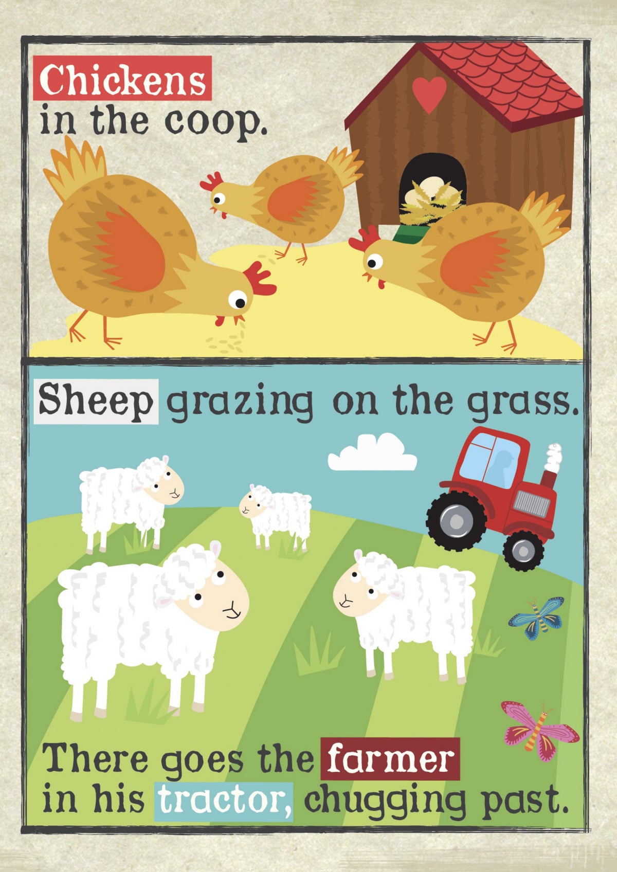 Crinkly Cloth Book Farm Animals