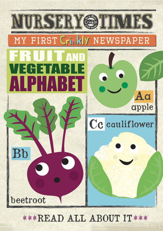 Crinkly Cloth Book Fruit & Veg A-Z