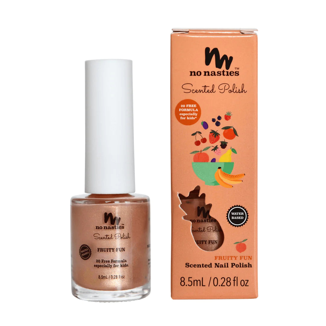 No Nasties Nail Polish Scented Fruity Fun | Peach