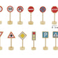 Wooden Road Sign Playset