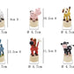 Wooden Farm Animal Press Toys