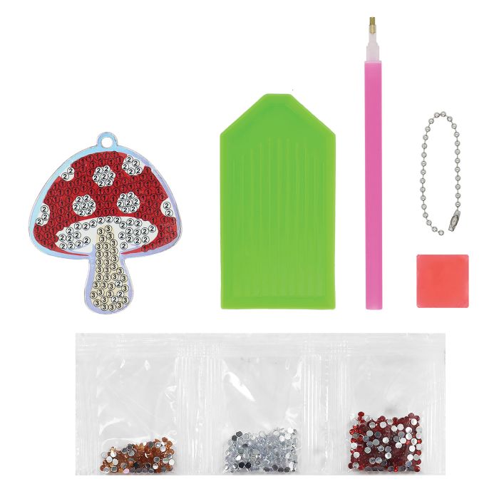 Discovery Zone Diamond Art Bag Charm