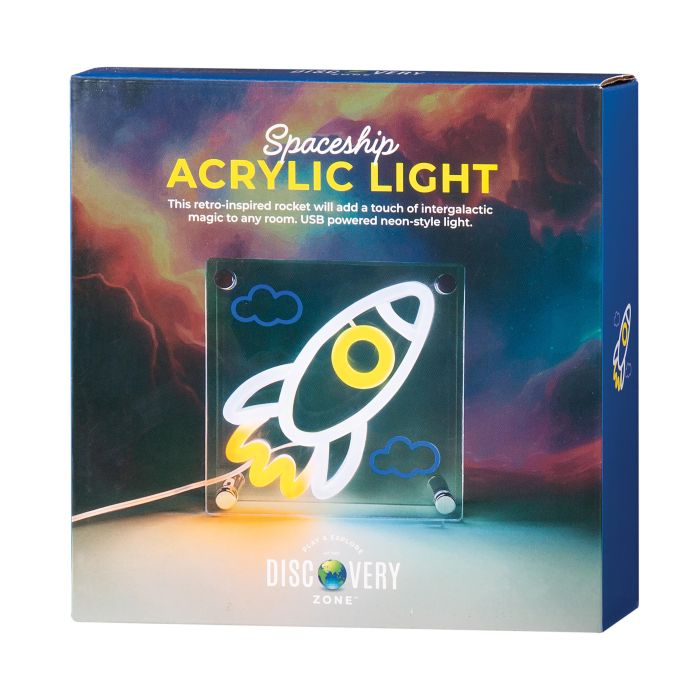 Discovery Zone Acrylic Light - Spaceship