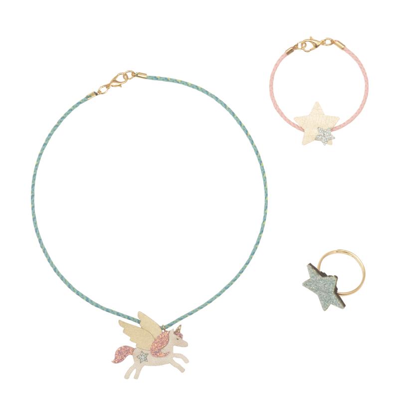 Mimi & Lula Unicorn Jewellery Set
