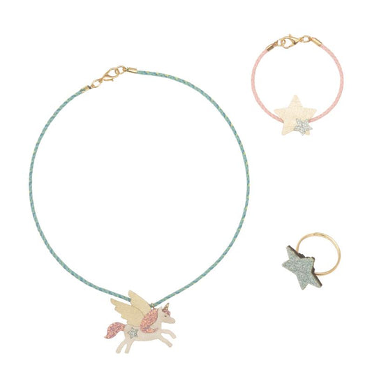 Mimi & Lula Unicorn Jewellery Set
