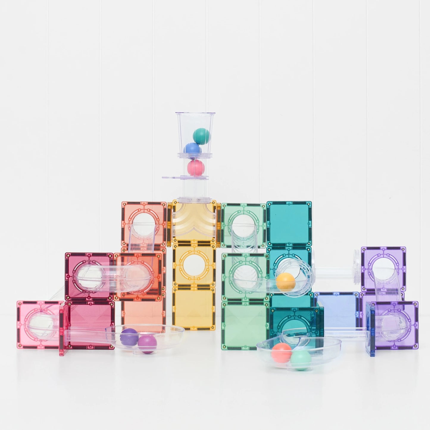 Connetix Ball Run Pastel Pack 114 pc