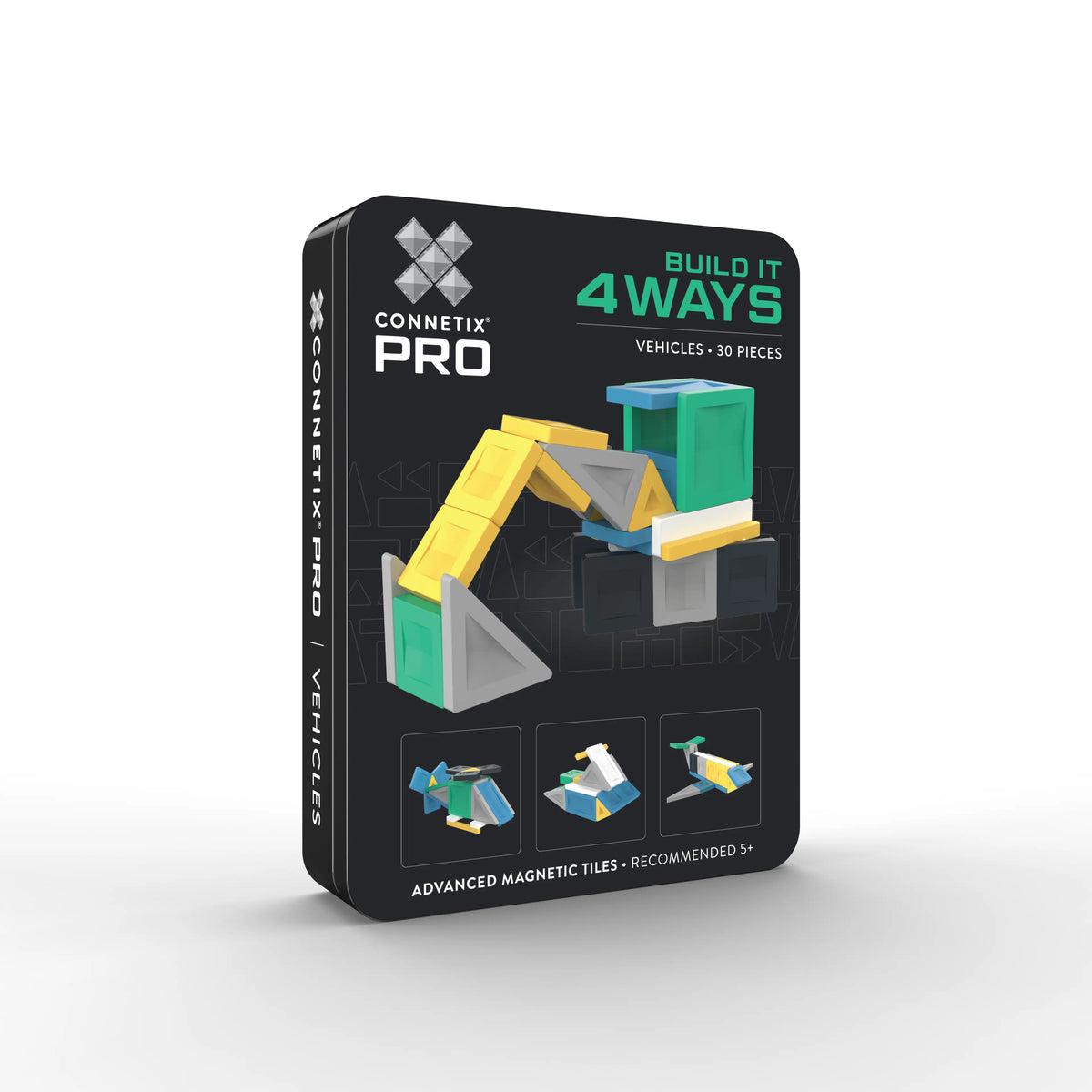 Connetix PRO Build It 4 Ways Vehicles Pack 30 pc
