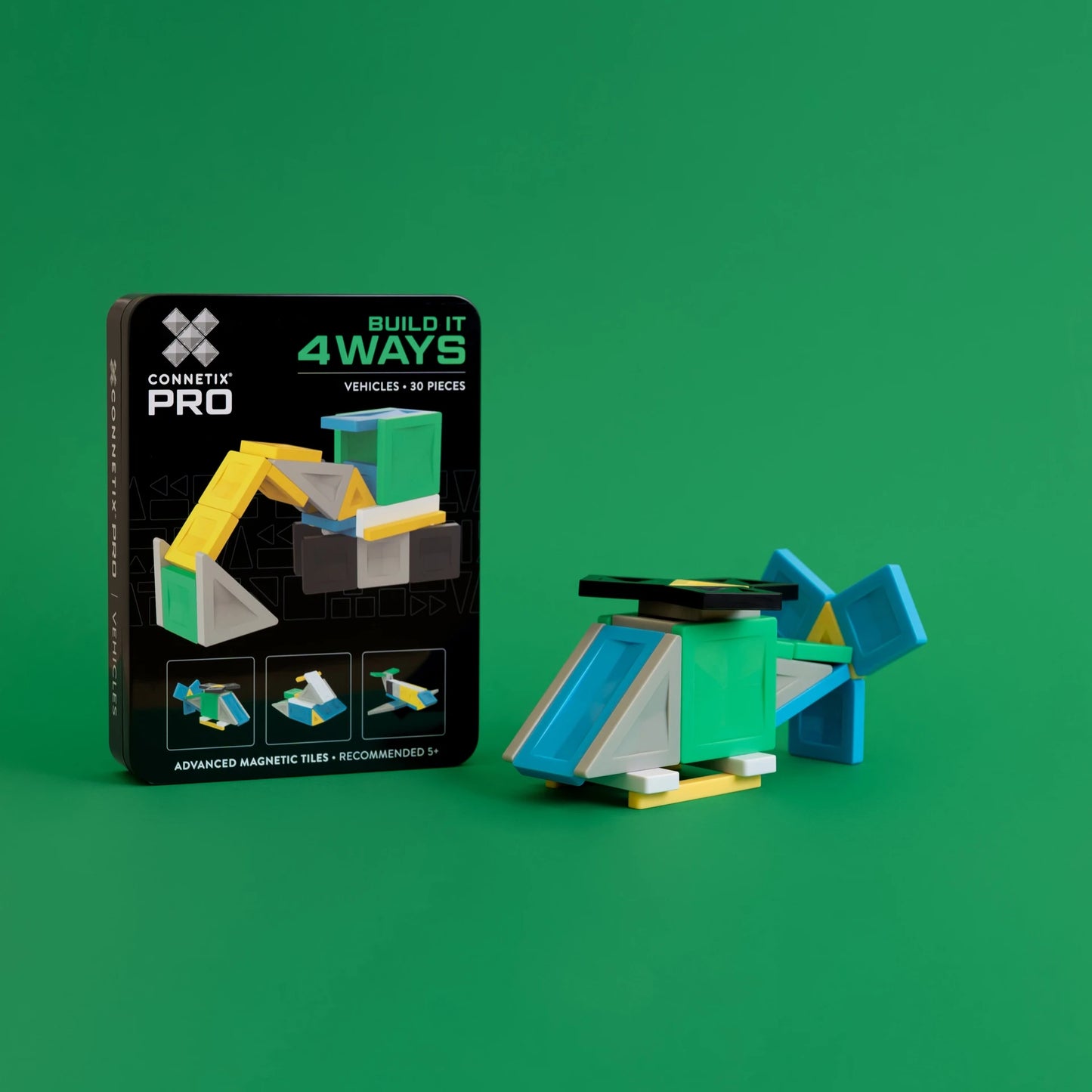 Connetix PRO Build It 4 Ways Vehicles Pack 30 pc