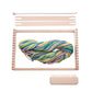Discovery Zone Rainbow Wooden Weaving Loom