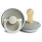 Frigg Rope Natural Rubber Pacifiers Sage Night